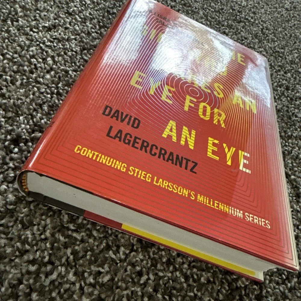 1st Edition GIRL WHO TAKES AN EYE FOR EYE David Lagercrantz‎ Millennium HC BOOK